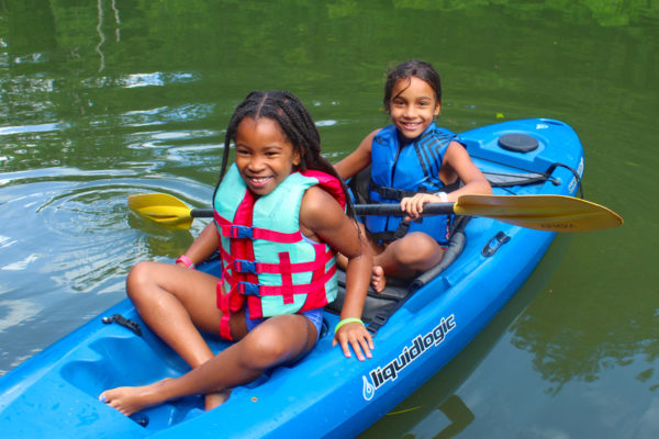 summer camp paddling